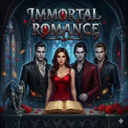 Immortal Romance slot game at MrQ Casino for United Kingdom players